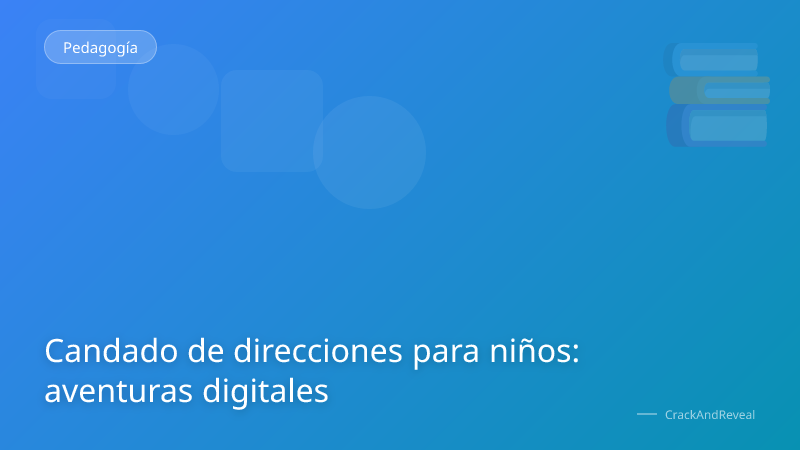 Candado de direcciones para niños: aventuras digitales