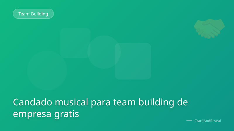 Candado musical para team building de empresa gratis