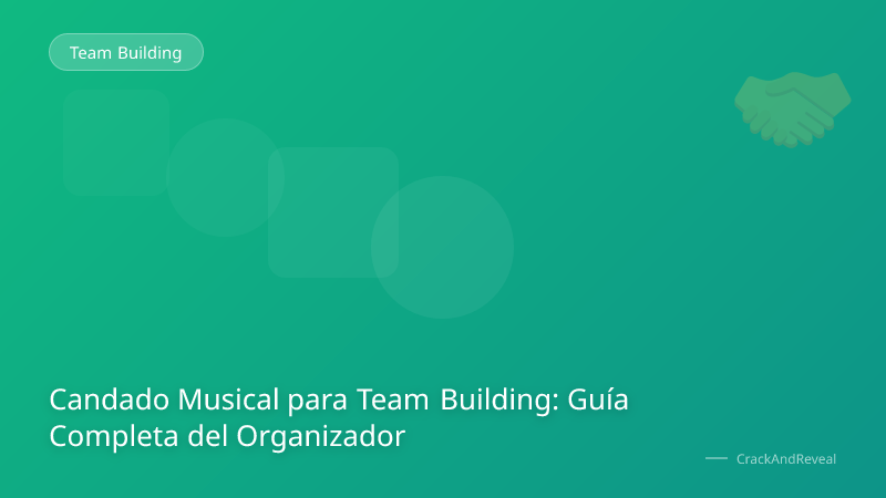 Candado Musical para Team Building: Guía Completa del Organizador