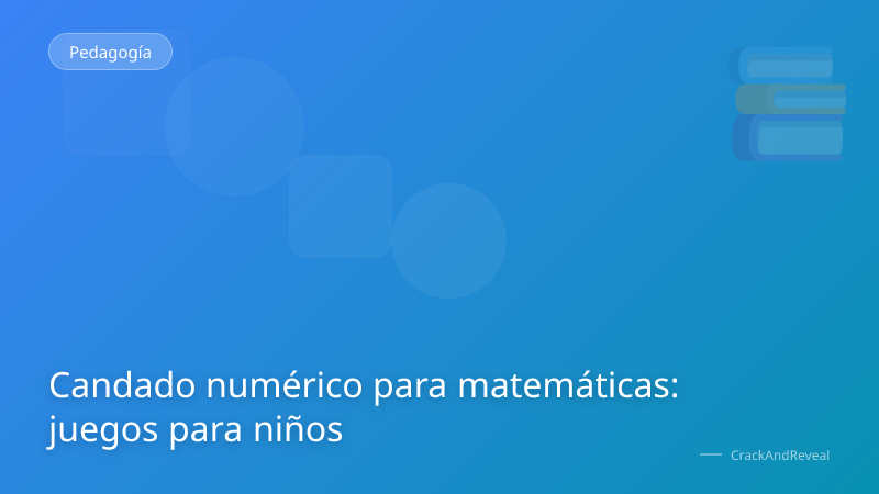 Candado numérico para matemáticas: juegos para niños