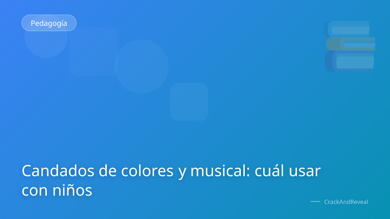 Candados de colores y musical: cuál usar con niños