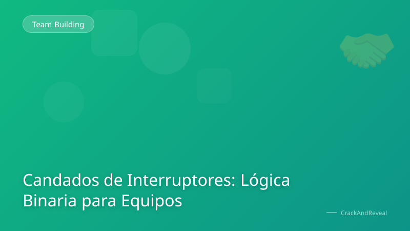 Candados de Interruptores: Lógica Binaria para Equipos