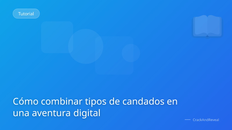 Cómo combinar tipos de candados en una aventura digital