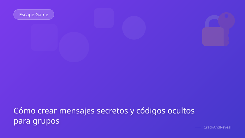 Cómo crear mensajes secretos y códigos ocultos para grupos