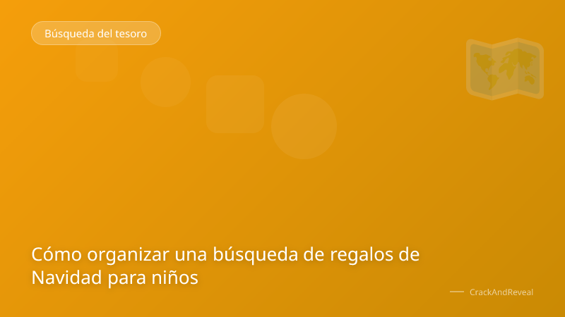 Cómo organizar una búsqueda de regalos de Navidad para niños