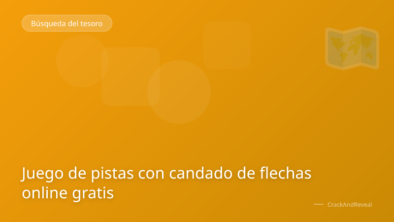 Juego de pistas con candado de flechas online gratis