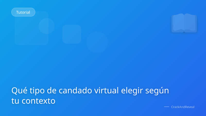 Qué tipo de candado virtual elegir según tu contexto