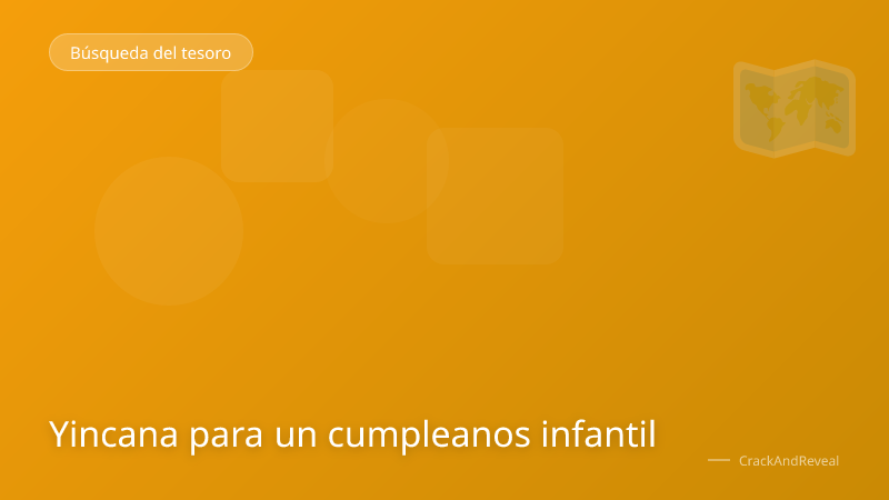 Yincana para un cumpleanos infantil