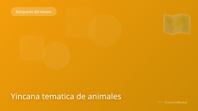 Yincana tematica de animales