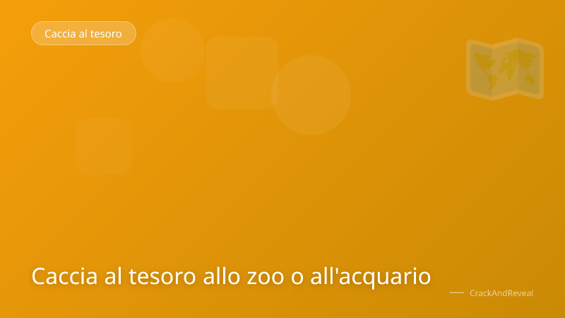 Caccia al tesoro allo zoo o all'acquario
