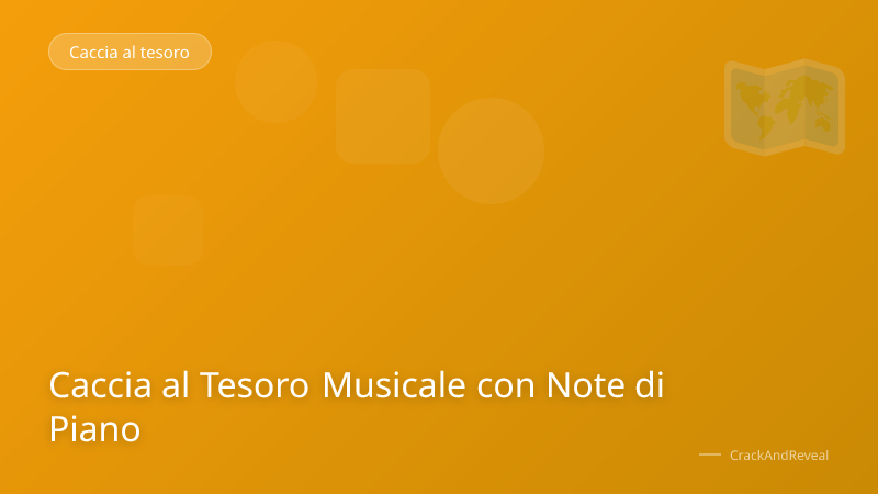 Caccia al Tesoro Musicale con Note di Piano
