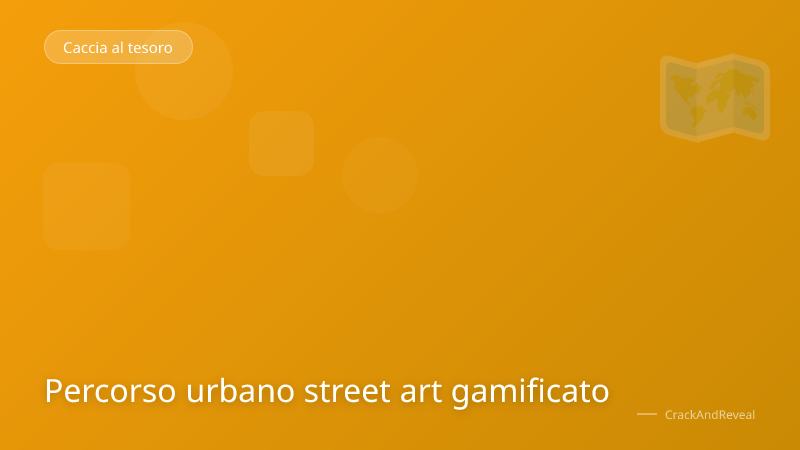 Percorso urbano street art gamificato