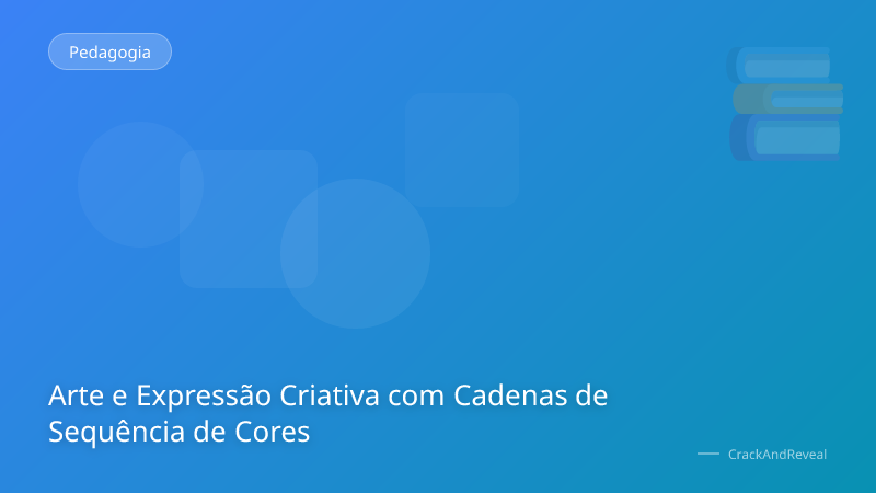 Arte e Expressão Criativa com Cadenas de Sequência de Cores