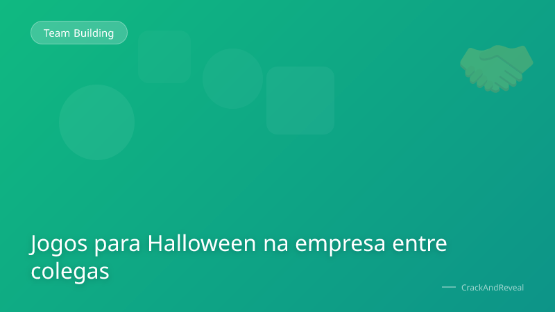 Jogos para Halloween na empresa entre colegas