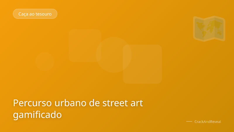 Percurso urbano de street art gamificado