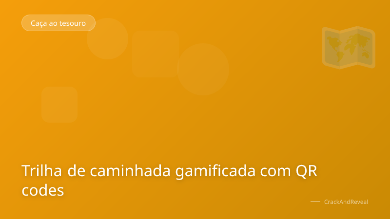 Trilha de caminhada gamificada com QR codes